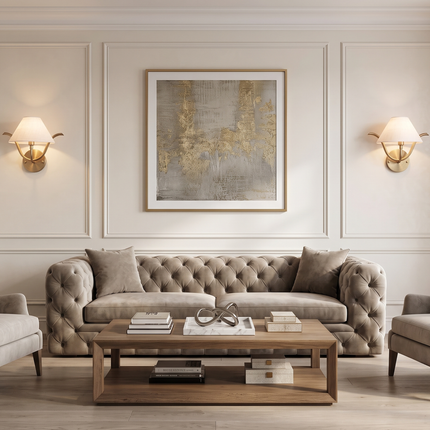 Antique Brass Wall Sconce, Light Wall Lamp, Curved Arm Lighting, White Fabric Shade, Modern Bedroom Sconce, Hallway & Living Room Light