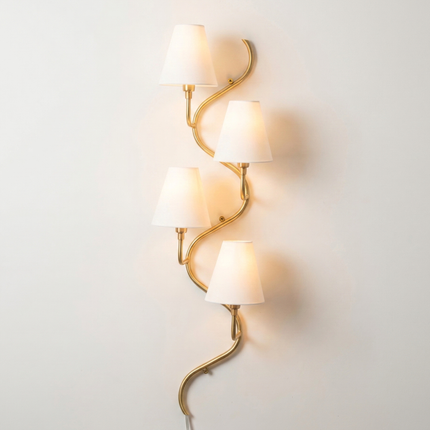 Modern Organic Wall Sconce Contemporary Botanical Lighting Luxury Nature-Inspired Design