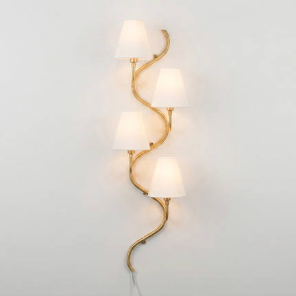 Modern Organic Wall Sconce Contemporary Botanical Lighting Luxury Nature-Inspired Design