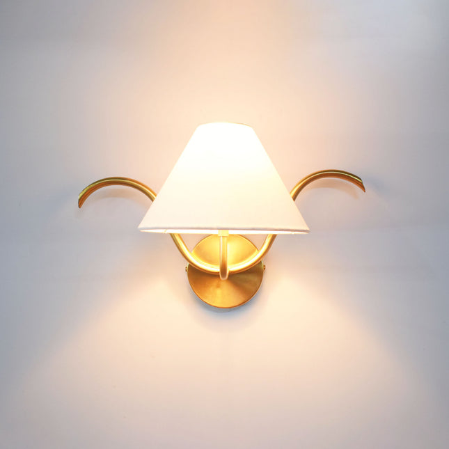 A timeless symbol of elegance — the Gold Brass wall sconce.