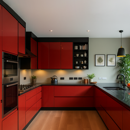 Matte Black Modern Pendant Light: Aluminum & Steel Hanging Light matte black