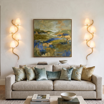 Modern Organic Wall Sconce Contemporary Botanical Lighting Luxury Nature-Inspired Design