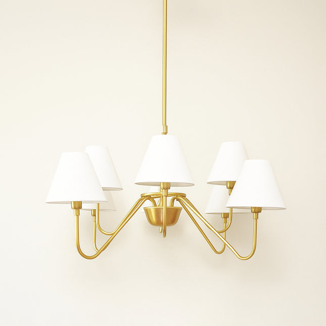 Celestial Glow in Gold Brass – Where Art Meets Illumination golden