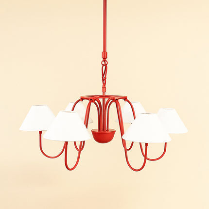 Red Radiance: A Chandelier that Defines Elegance Red