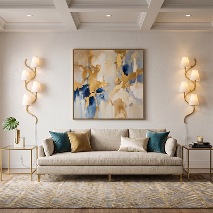 Modern Organic Wall Sconce Contemporary Botanical Lighting Luxury Nature-Inspired Design