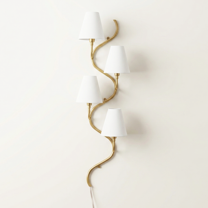 Modern Organic Wall Sconce Contemporary Botanical Lighting Luxury Nature-Inspired Design