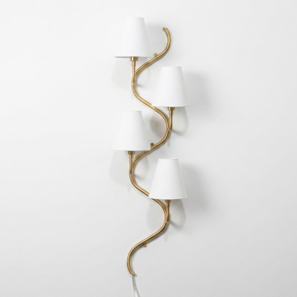 Modern Organic Wall Sconce Contemporary Botanical Lighting Luxury Nature-Inspired Design