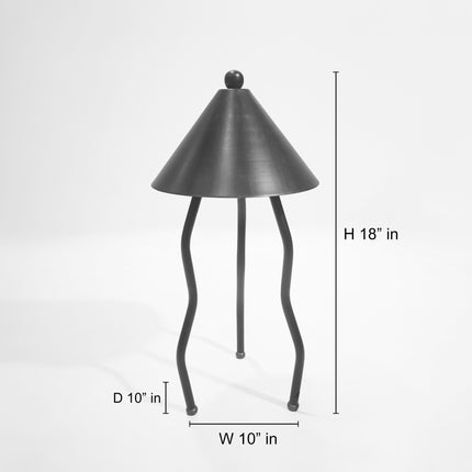 Table Lamp Modern Decorative Metal Bedside Light with Fabric Shade for Bedroom Living Room Study Table Home Office Accent Lighting