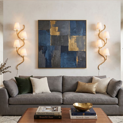 Modern Organic Wall Sconce Contemporary Botanical Lighting Luxury Nature-Inspired Design