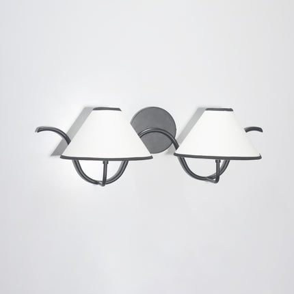 A masterpiece of modern lighting — sleek, bold, and matte black.