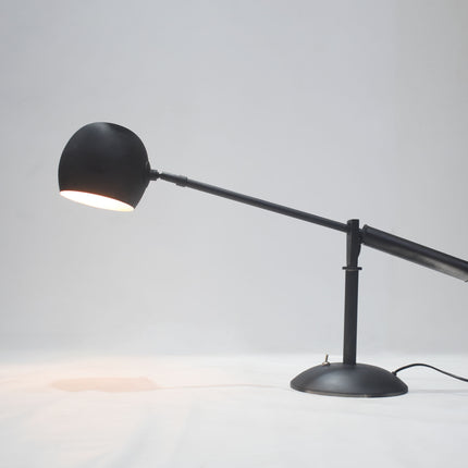 Table Lamp – Minimal Matte Black Adjustable Desk Lamp with Sleek Dome Shade | Modern Industrial Reading and Workspace Lighting