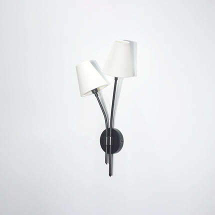 Handcrafted Matte Black Wall Sconce Rustic and Modern Light Fixture