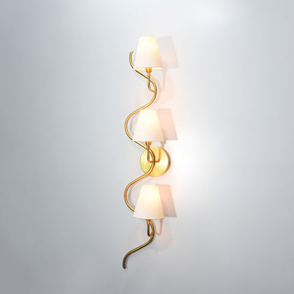 Discover the Charm of Golden Vertical lamp with canopy