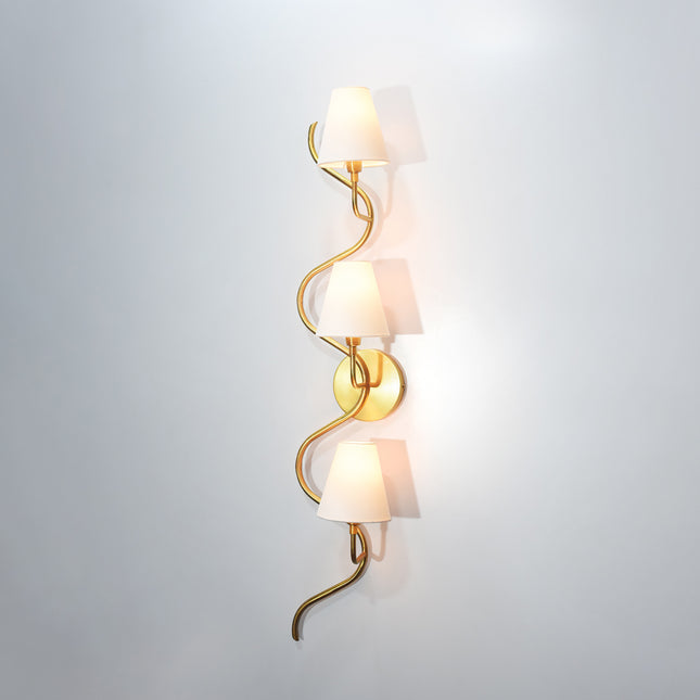 Discover the Charm of Golden Vertical lamp with canopy