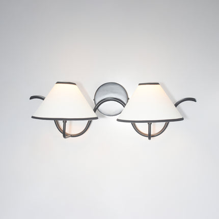 A masterpiece of modern lighting — sleek, bold, and matte black.
