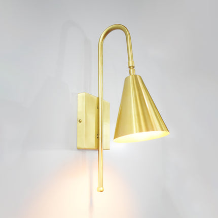 Create your golden moment with our Gold Brass wall sconce