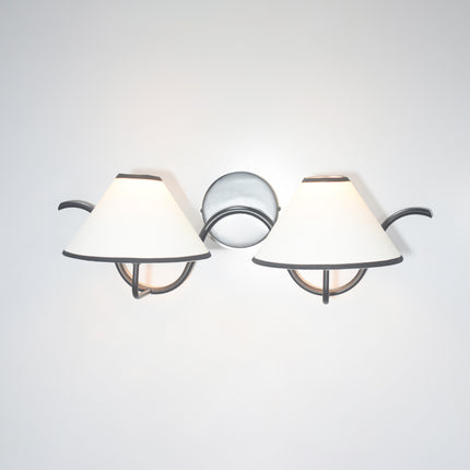 A masterpiece of modern lighting — sleek, bold, and matte black. Matte black