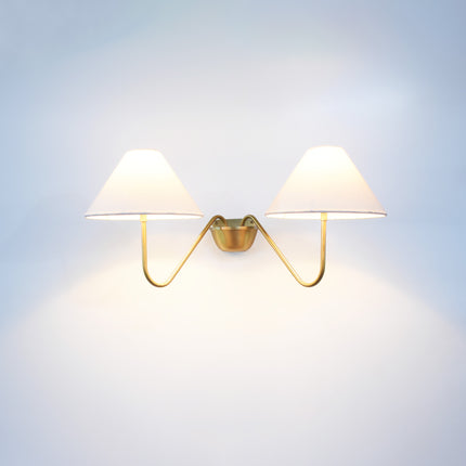 The pure luminosity of Gold Brass brings walls to life