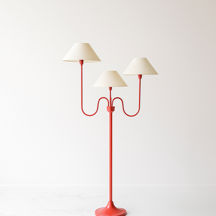 Discover the Art of Lighting with Red Floor Lamps Cleanroom white