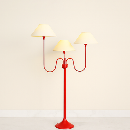 Discover the Art of Lighting with Red Floor Lamps Cleanroom white