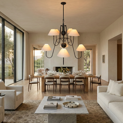 A centerpiece of timeless grandeur, the Matte Black finish adds pure luxury to your décor.