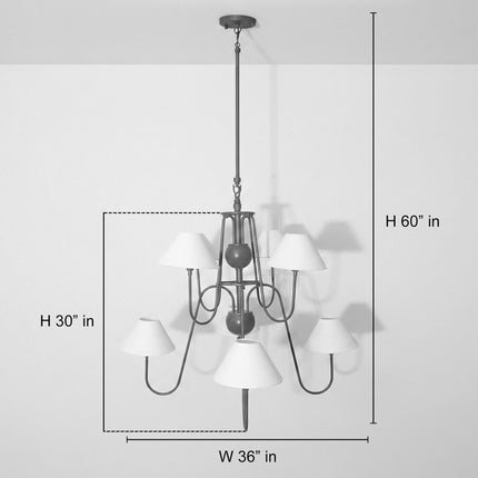 A centerpiece of timeless grandeur, the Matte Black finish adds pure luxury to your décor.