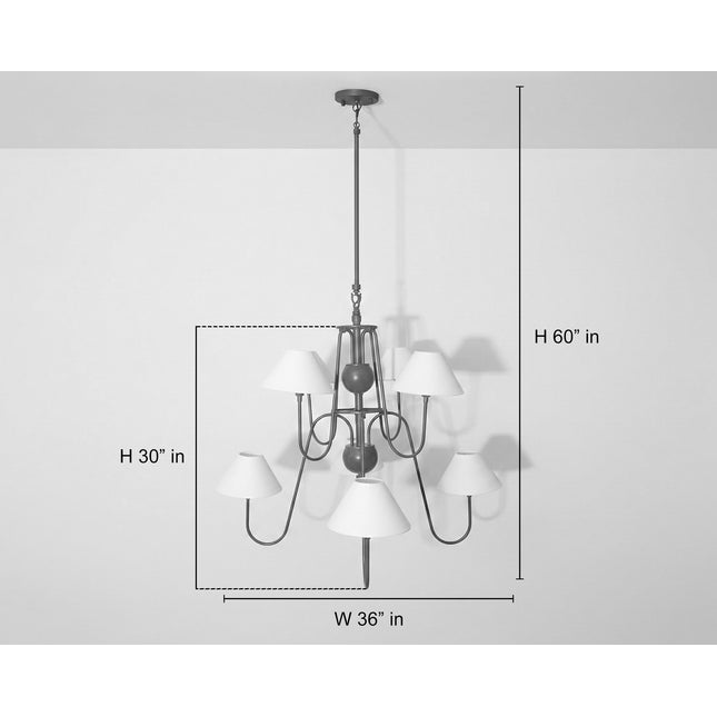 A centerpiece of timeless grandeur, the Matte Black finish adds pure luxury to your décor.