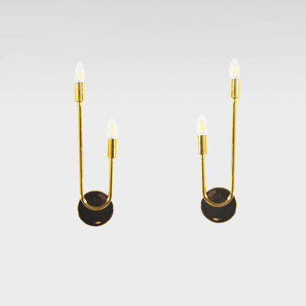 Elegant Wall Candle Lamps for Cozy Ambiance Golden golden