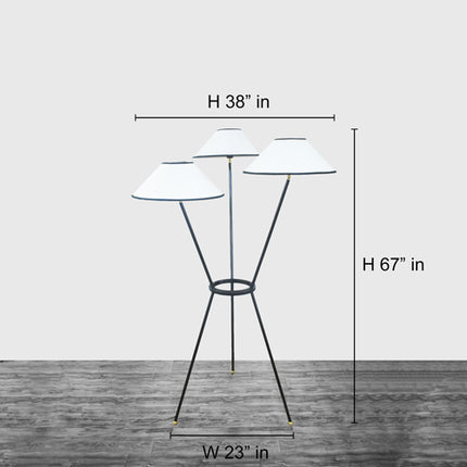 Modern Industrial Floor Lamp for Living Room Decor golden